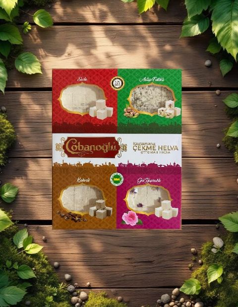Special Çekme Helva 400gr (sade-a.fıstıklı-gül yapraklı-kahveli çekme helva)